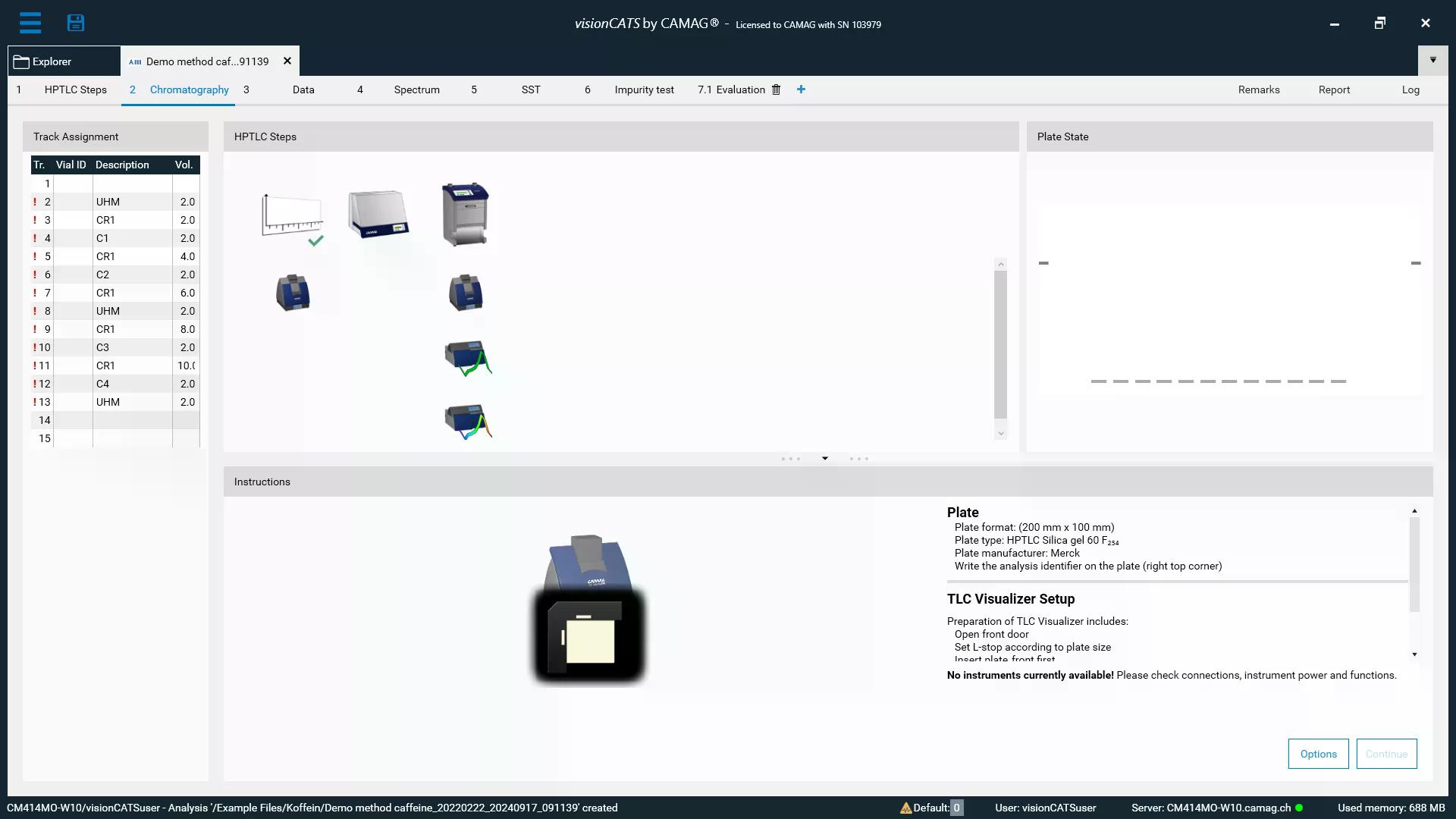 visionCATS – CAMAG HPTLC Software | UAB Prolabas Baltics